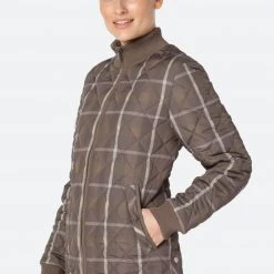 Ilse Jacobsen ART06 Tartan Padded Quilt Coat Falcon 6 Ilse Jacobsen ART06 Tartan Padded Quilt Coat Falcon