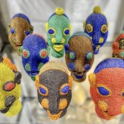 escape Small Beaded Tribal Heads From Cameroon 16 escape Small Beaded Tribal Heads From Cameroon