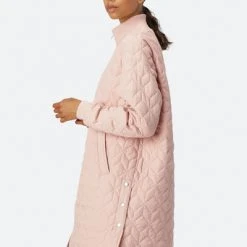 Ilse Jacobsen Padded Quilt Coat - Pale Pink