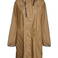 Ilse Jacobsen Light A-line Raincoat - Otter
