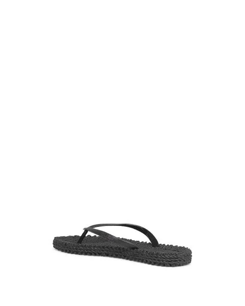 Ilse Jacobsen Glitter Flip Flops - Black Ilse Jacobsen Glitter Flip Flops - Black