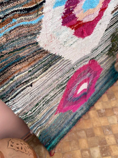 escape Doublesided Boucherouite Kilim L1 6 escape Doublesided Boucherouite Kilim L1