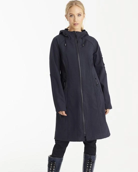 Ilse Jacobsen Dark Indigo Long Raincoat Ilse Jacobsen Dark Indigo Long Raincoat