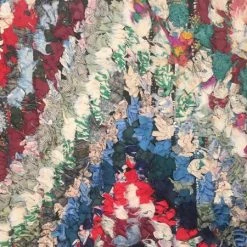 escape Blue/Red/Green Boucherouite Rug 6 escape Blue/Red/Green Boucherouite Rug