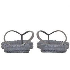 Ilse Jacobsen Grey Cheerful Glitter Flip Flops