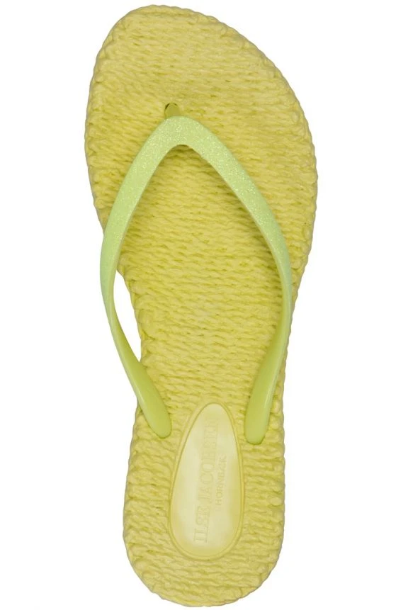 Ilse Jacobsen Sunny Lime Cheerful Glitter Flip Flops Slippers Ilse Jacobsen Sunny Lime Cheerful Glitter Flip Flops Slippers