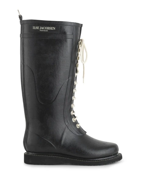 Ilse Jacobsen Long Rubberboot - Black 3 Ilse Jacobsen Long Rubberboot - Black