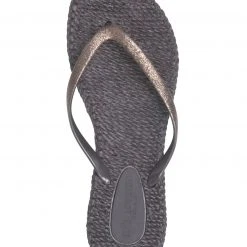 Ilse Jacobsen Cheerful Glitter Flip Flops - Prune