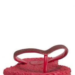 Ilse Jacobsen Deep Red Cheerful Glitter Flip Flops Slipper 10 Ilse Jacobsen Deep Red Cheerful Glitter Flip Flops Slipper