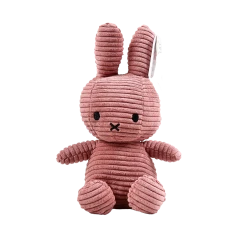 Miffy Corduroy Dusky Rose Miffy - Medium Toy