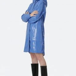 Ilse Jacobsen RAIN71G A'Line Raincoat - Light Regatta