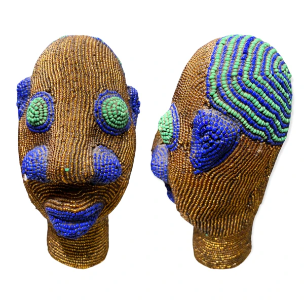 escape Small Beaded Tribal Heads From Cameroon 12 escape Small Beaded Tribal Heads From Cameroon