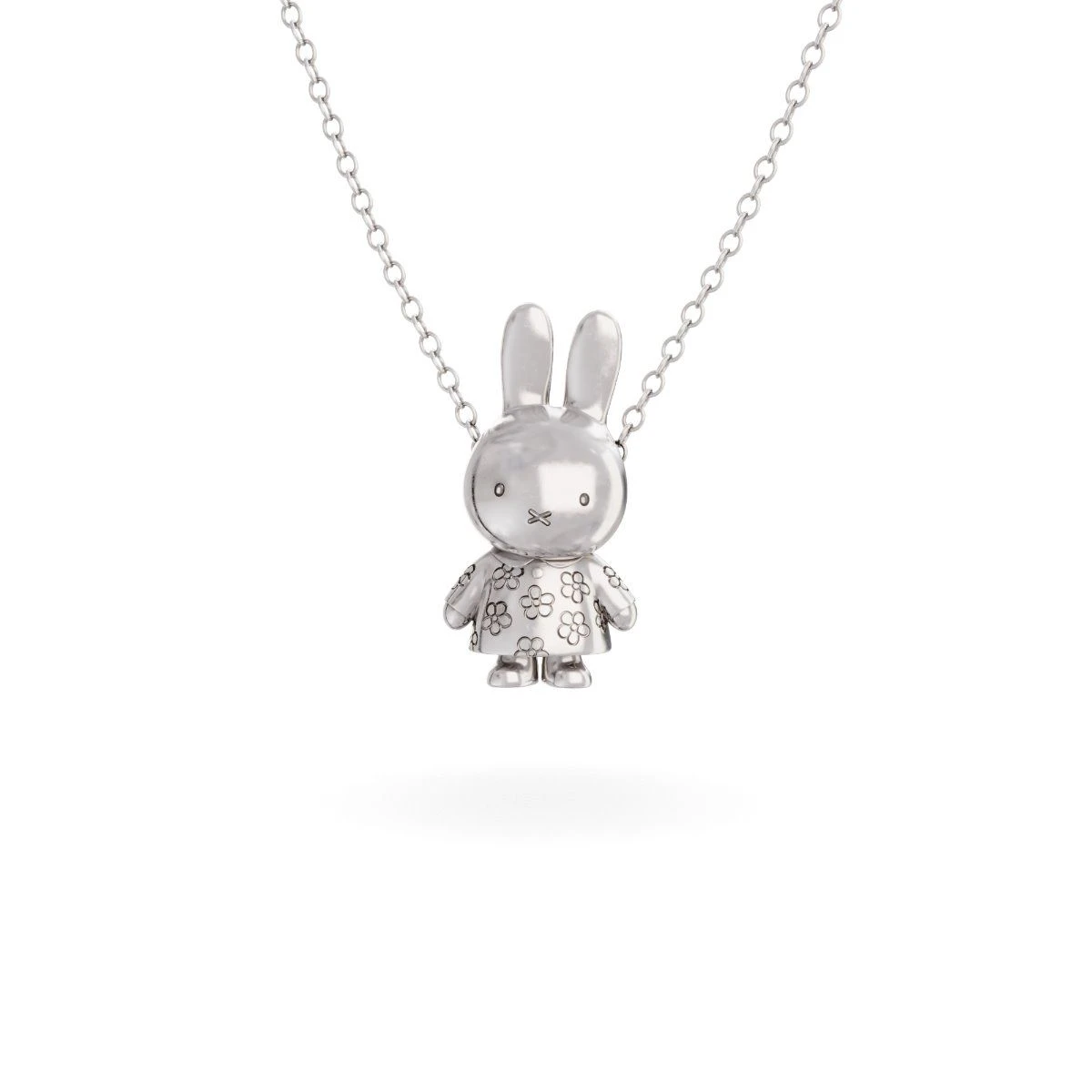 Miffy Miffy Sterling Silver Flower Body Necklace Miffy Miffy Sterling Silver Flower Body Necklace