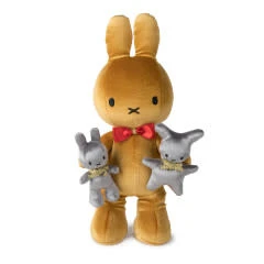 Miffy Miffy Evolution Gold 34 cm Limited Edition Ter Gelegenheid Van 65e Verjaardag Van 3 Miffy Miffy Evolution Gold 34 cm Limited Edition Ter Gelegenheid Van 65e Verjaardag Van