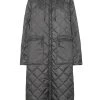 Ilse Jacobsen AERIAL01 Padded Raincoat - Dark Shadow 1 Ilse Jacobsen AERIAL01 Padded Raincoat - Dark Shadow