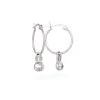 Miffy Miffy Mini Sterling Silver Head Hoop Earrings