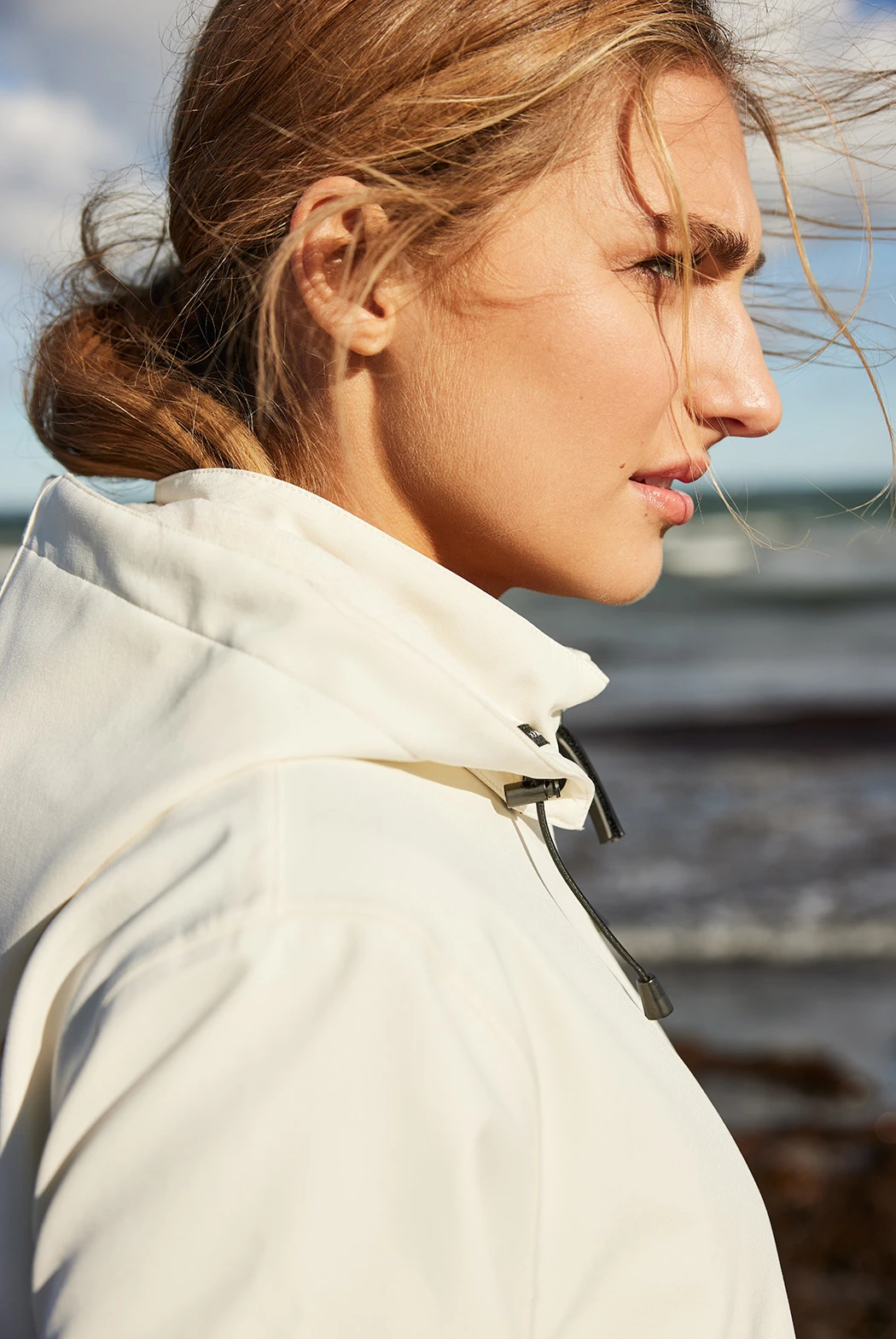 Ilse Jacobsen RAIN128 Raincoat - White Sugar Ilse Jacobsen RAIN128 Raincoat - White Sugar