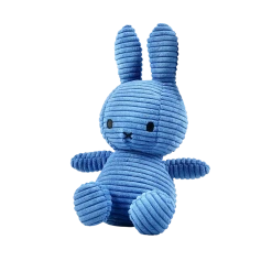 Miffy Corduroy Cobalt Miffy - Medium Toy