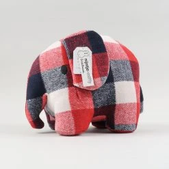 Miffy Red and Blue Checked Elephant – Large