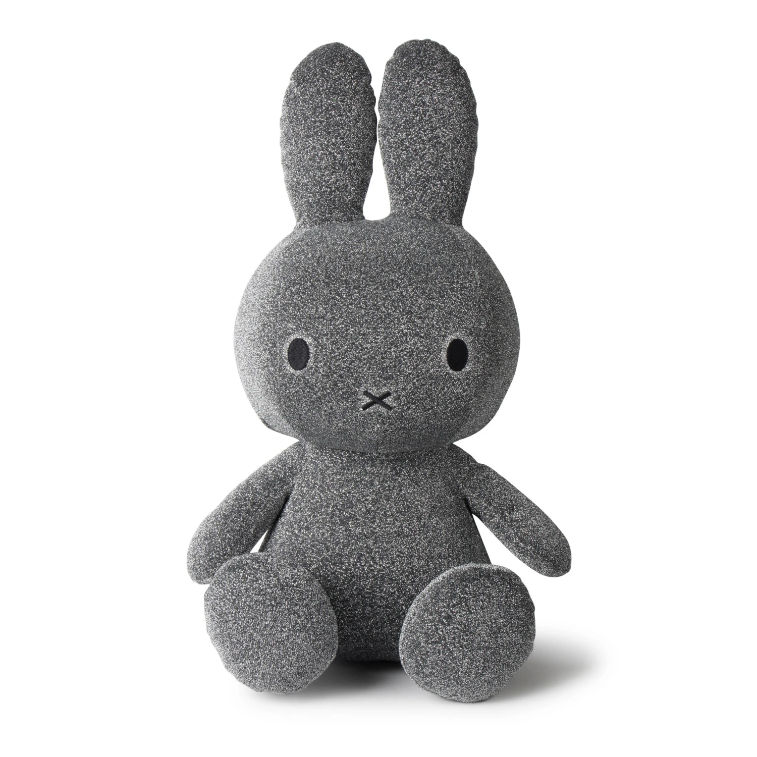 Miffy Miffy Sitting Sparkle Silver - 50 cm Limited Edition Miffy Miffy Sitting Sparkle Silver - 50 cm Limited Edition