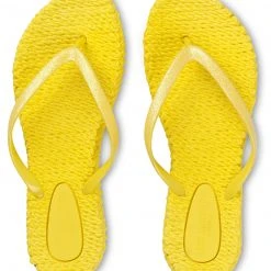 Ilse Jacobsen Cheerful Glitter Flip Flops Yellow