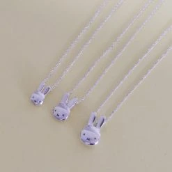 Miffy Miffy Medium 18ct Gold Vermeil Head Necklace