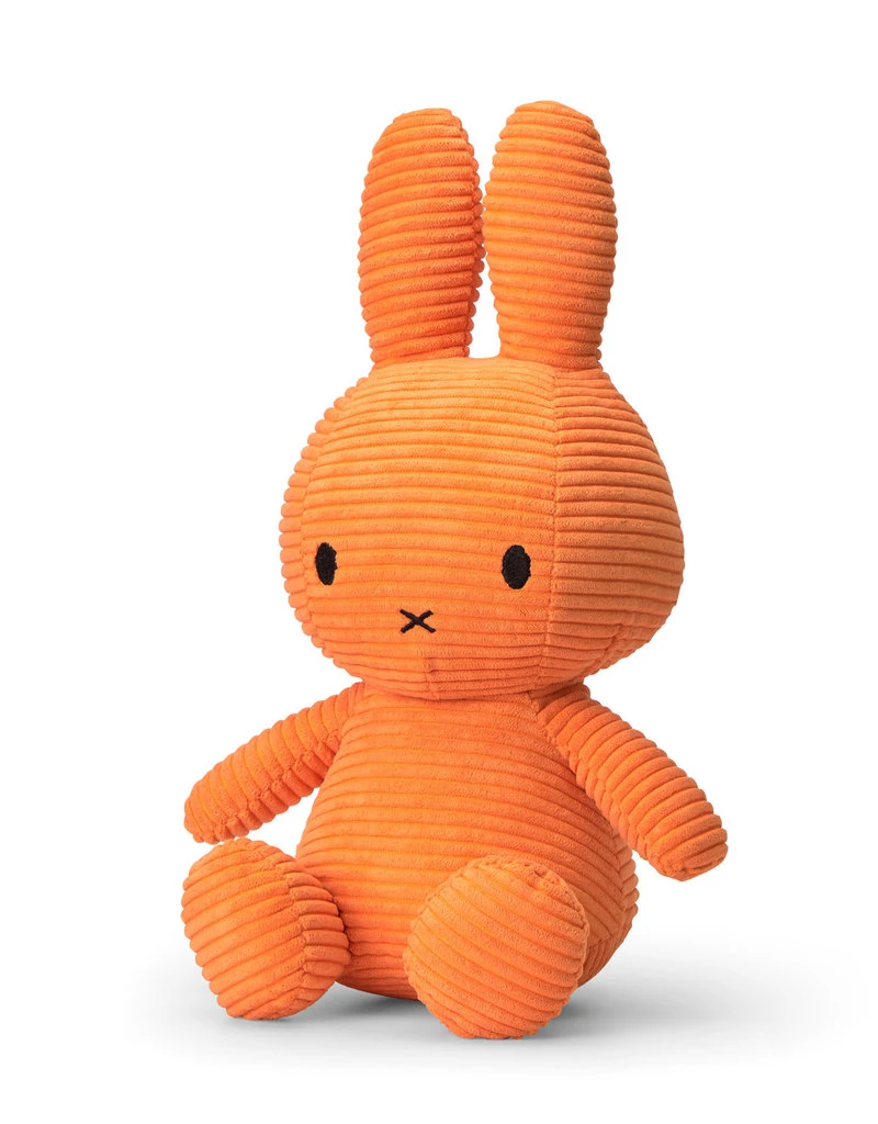 Miffy 33cm Orange Sitting Corduroy Cuddly Toy 5 Miffy 33cm Orange Sitting Corduroy Cuddly Toy