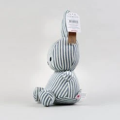 Miffy Denim Stripe Miffy - Medium Toy