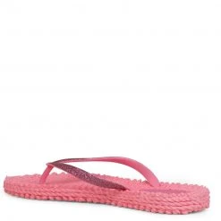 Ilse Jacobsen Cheerful Glitter Flip Flops Pink