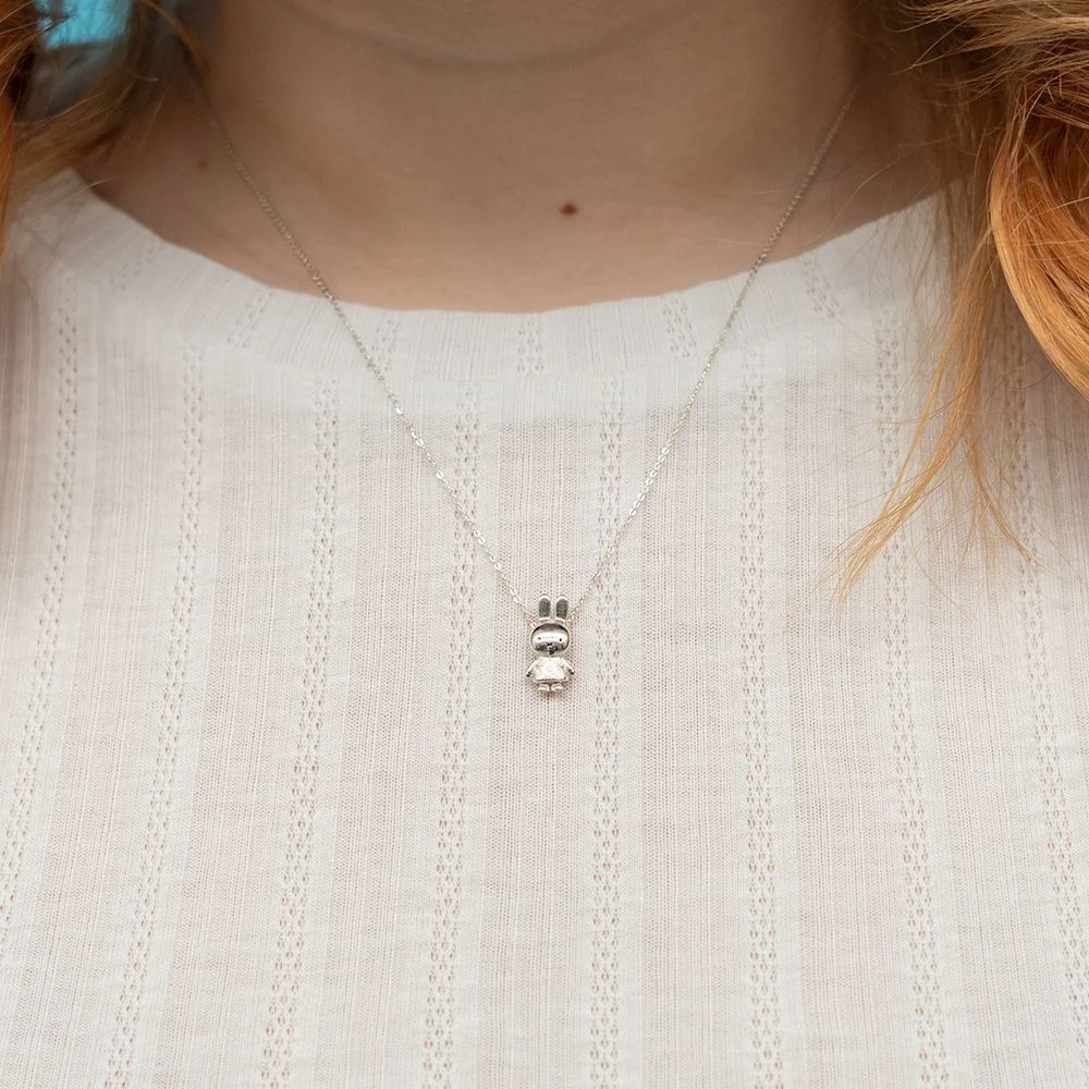 Miffy Miffy Sterling Silver Flower Body Necklace Miffy Miffy Sterling Silver Flower Body Necklace
