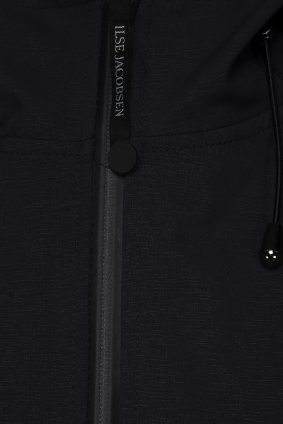 Ilse Jacobsen RAIN37L Long Raincoat - Dark Indigo Ilse Jacobsen RAIN37L Long Raincoat - Dark Indigo