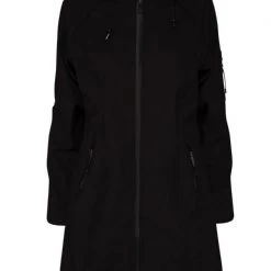 Ilse Jacobsen Rain37L Long Raincoat - Black