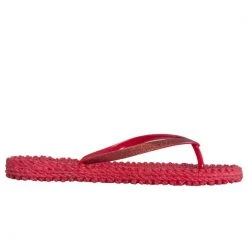 Ilse Jacobsen Deep Red Cheerful Glitter Flip Flops Slipper