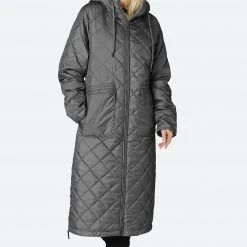 Ilse Jacobsen AERIAL01 Padded Raincoat - Dark Shadow