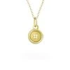 Miffy Miffy Button Necklace 18ct Gold Vermiel