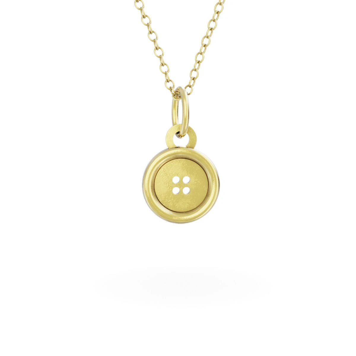 Miffy Miffy Button Necklace 18ct Gold Vermiel Miffy Miffy Button Necklace 18ct Gold Vermiel