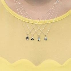 Miffy Miffy Sterling Silver Button Necklace