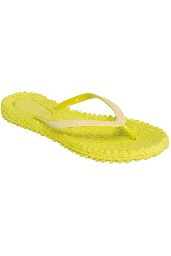Ilse Jacobsen Lime Cheerful Glitter Flip Flops Ilse Jacobsen Lime Cheerful Glitter Flip Flops