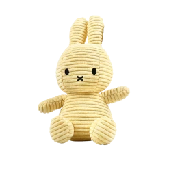 Miffy Corduroy Buttercream Miffy - Medium Toy