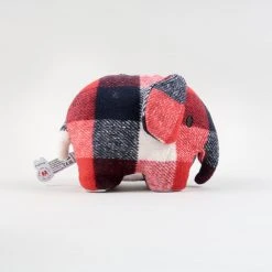 Miffy Red and Blue Checked Elephant – Small