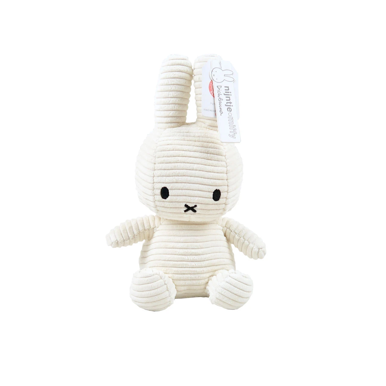 Miffy Corduroy White Miffy - Medium Miffy Corduroy White Miffy - Medium