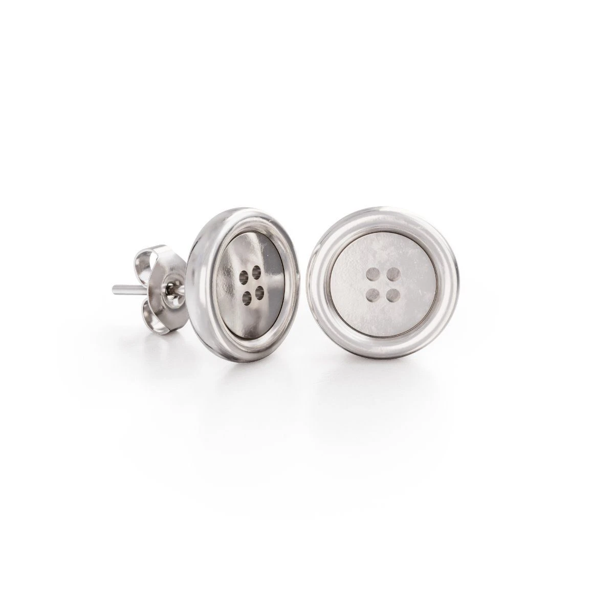 Miffy Miffy Button Stud Earrings Sterling Silver Miffy Miffy Button Stud Earrings Sterling Silver