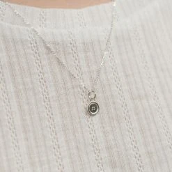 Miffy Miffy Sterling Silver Button Necklace