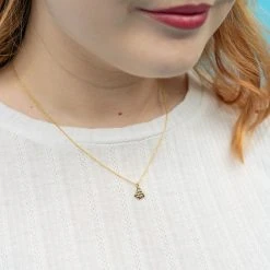 Miffy Miffy Daisy Necklace 18ct Gold Vermeil