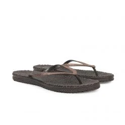 Ilse Jacobsen Cheerful Glitter Flip Flops - Prune