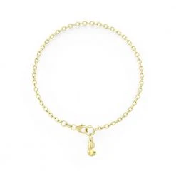 Miffy Miffy 18ct Gold Single Charm Bracelet