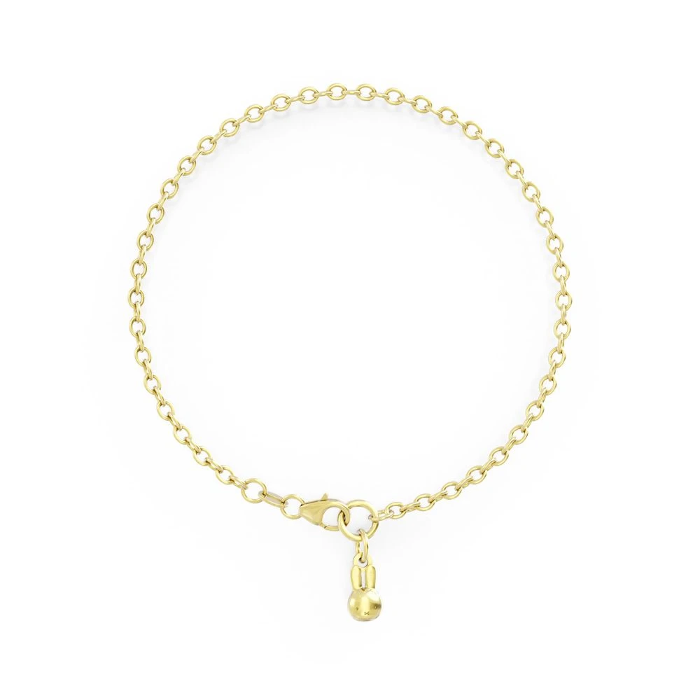Miffy Miffy 18ct Gold Single Charm Bracelet Miffy Miffy 18ct Gold Single Charm Bracelet