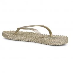 Ilse Jacobsen Cheerful Glitter Flip Flops Platin