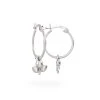 Miffy Miffy Sterling Silver Tulip Hoop Earrings