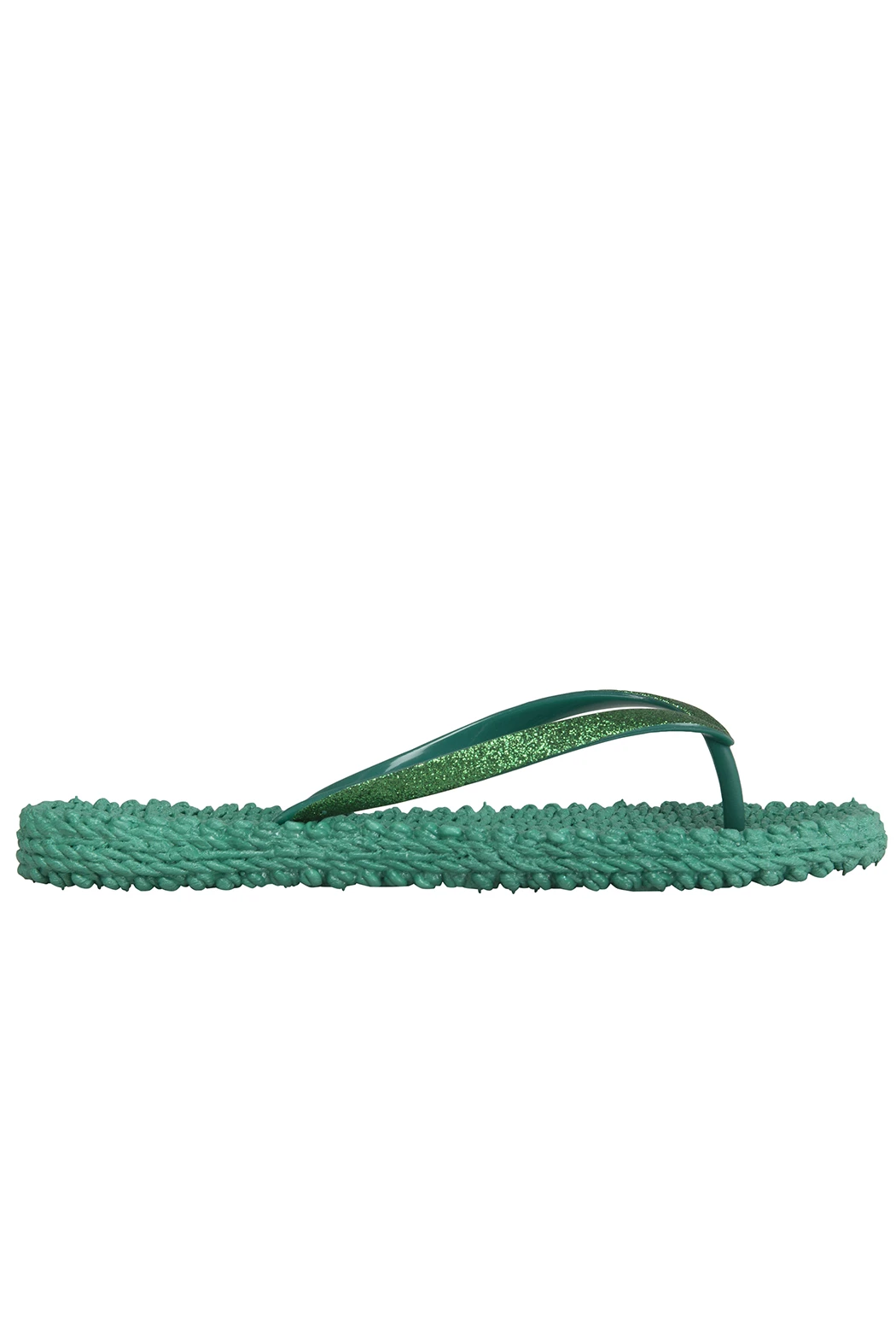Ilse Jacobsen Cheerful Glitter Flip Flops - North Green Ilse Jacobsen Cheerful Glitter Flip Flops - North Green